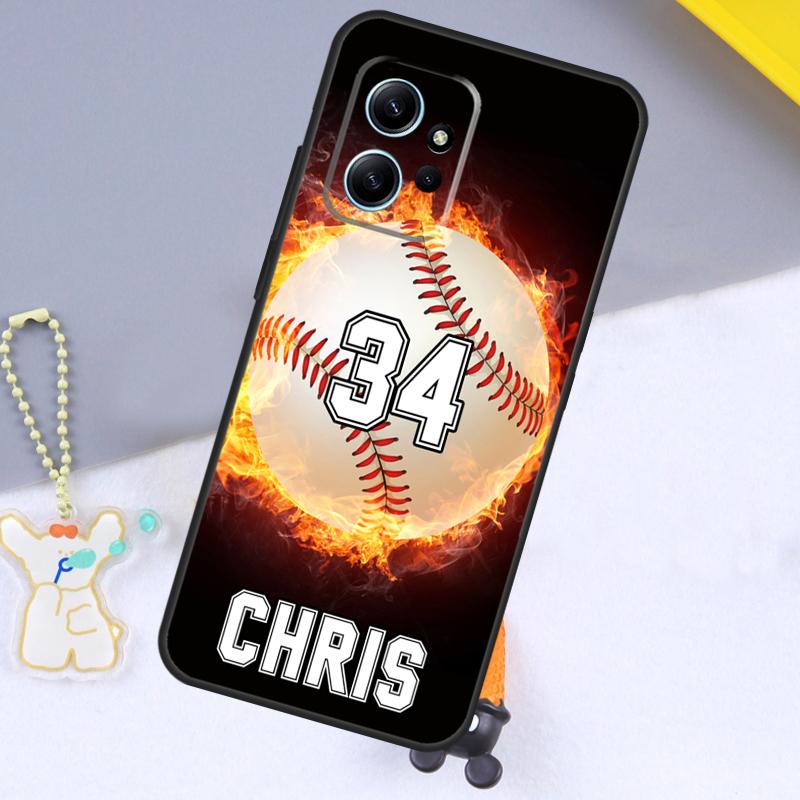 Custodia Personalizzata Numero Nome Calcio Hockey Per Xiaomi Redmi Note 11 10 9 8 12 Pro 10S 11S 12S Cover Per Redmi 12 9C 10C 12C 13C