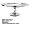 Stainless Steel Ice Cream Cup with Base Metal Dessert Bowl for Pudding Fruit Salad Multi-Purpose Serving Bowl for Parties And Restaurants