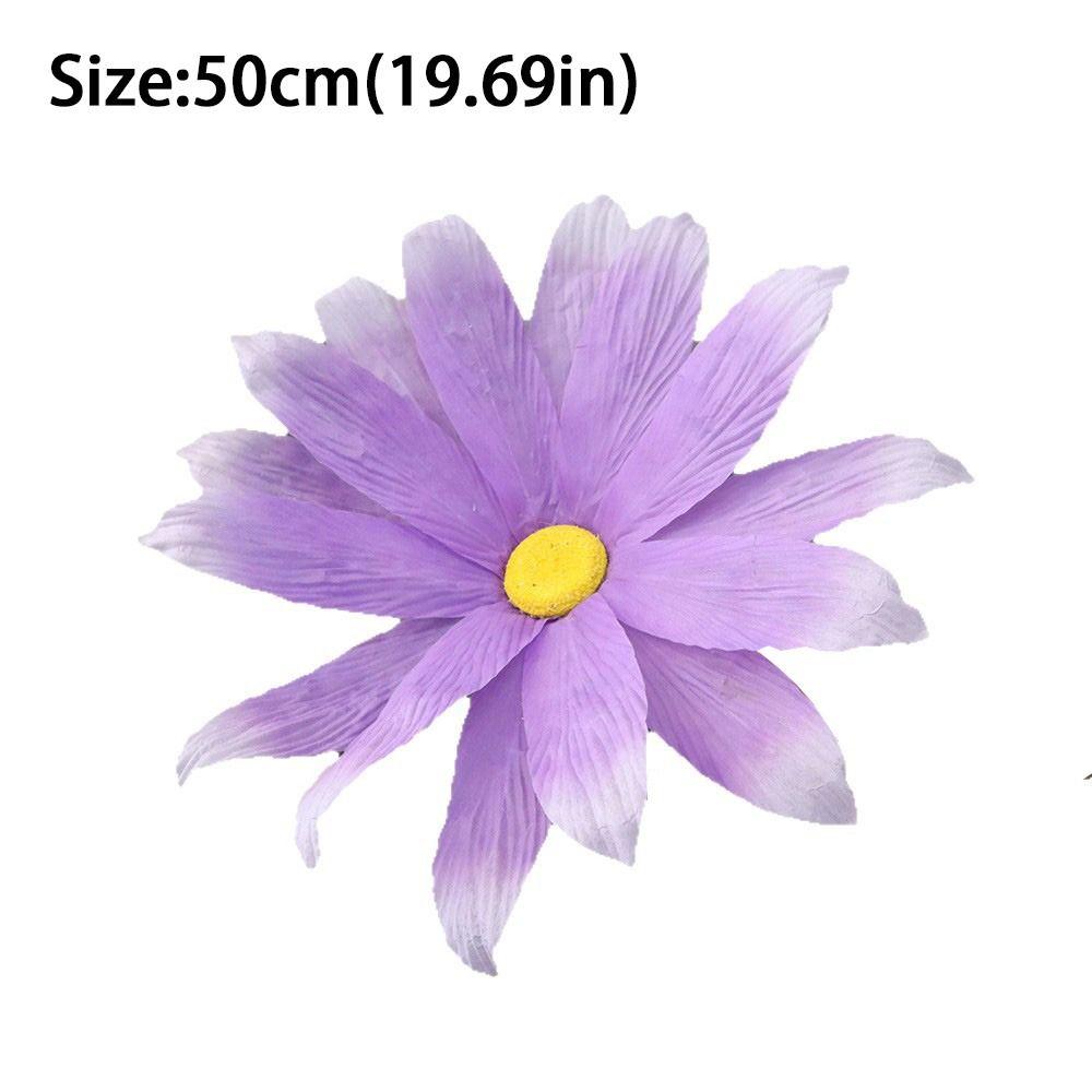 Non-woven Artificial Daisy Giant Fake Flowers  Wedding Party Background Wall Decoration