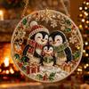 Pearl Beads Christmas Diamond Painting Set Diamond Painting Pendant  Christmas Decoration