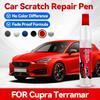 För CUPRA Terramar Bilfärg Reparationspenna Färgrepor Reparationssats Cosmos Blå Svart Glaciärvit Timanfaya Grå Röd