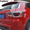 For Jeep Compass 2017 2018      Chrome Car Rear Tail Light Lamp Cover Trim Taillight Frame Trims Accessories