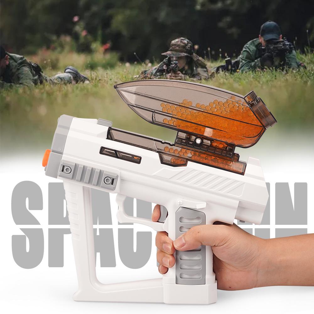 Pistolet Jouet Électrique Starship pour Enfants Adultes, Haute Vitesse Automatique, Rechargeable, Inclut des Lunettes, Jeux d'Extérieur CS, Anniversaire Noël
