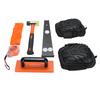 45-teiliges Laminat-Holzboden-Installationsset 295mm 2-seitiger weicher Hammer 40 Abstandshalter Schwerlast-Ziehwerkzeug