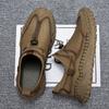 Fashion Summer Breathable Handmade Designer Slip On Casual Mens Shoes Thick Sole Hollow Out Sneakers Lightweight Outdoor Flats Moccasins