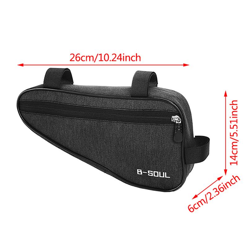 Bike Bicycle Bag Waterproof Triangle Bike Bag Front Tube Frame Bag Mountain Bike Triangle Pouch Frame Holder Bicycle Accessories