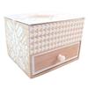 [P9411] - Beige 'Boho' Jewelry Box - 11x9. 5x8 Cm