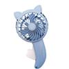 Hand Press Fan Cartoon Cat Ear Ruční ventilátor Bez baterie Manuální Malý chladicí ventilátor pro cestování venku