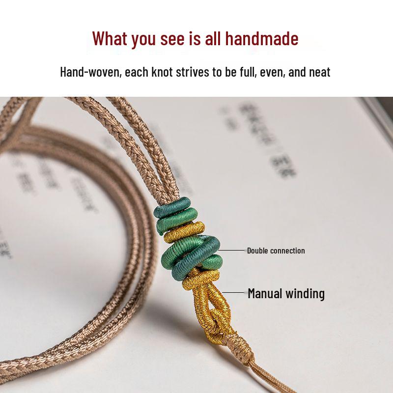 Artistic Knitted Phone Lanyard - Versatile Neck, Wrist & Chain Design