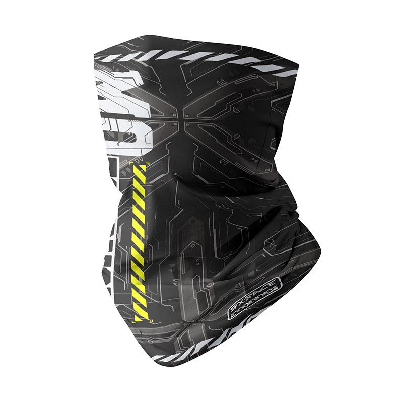 

Мужской ретро-китайский стиль, шелковый платок и солнцезащитная маска для езды на мотоцикле на открытом воздухе One Size