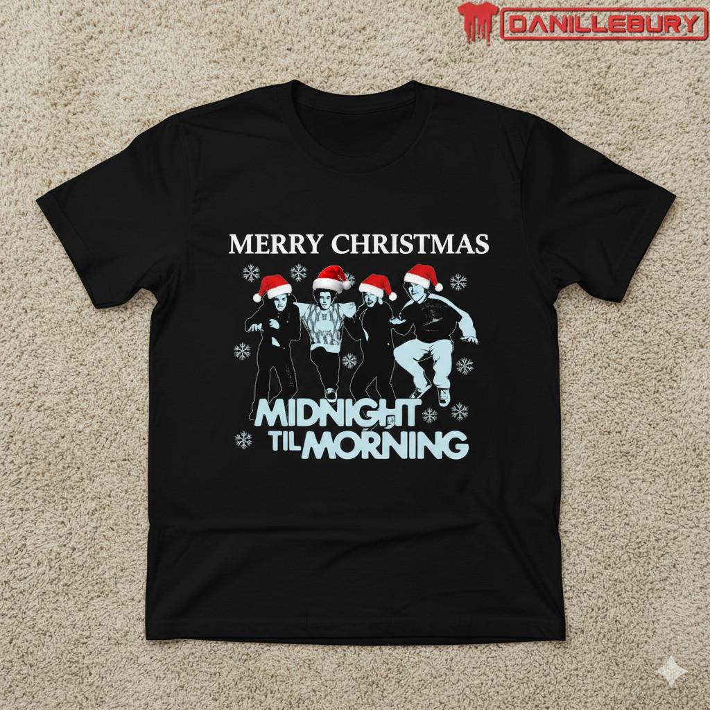 Midnight Til Morning Black Christmas T-shirt Full size S-5XL HL248 XXXL