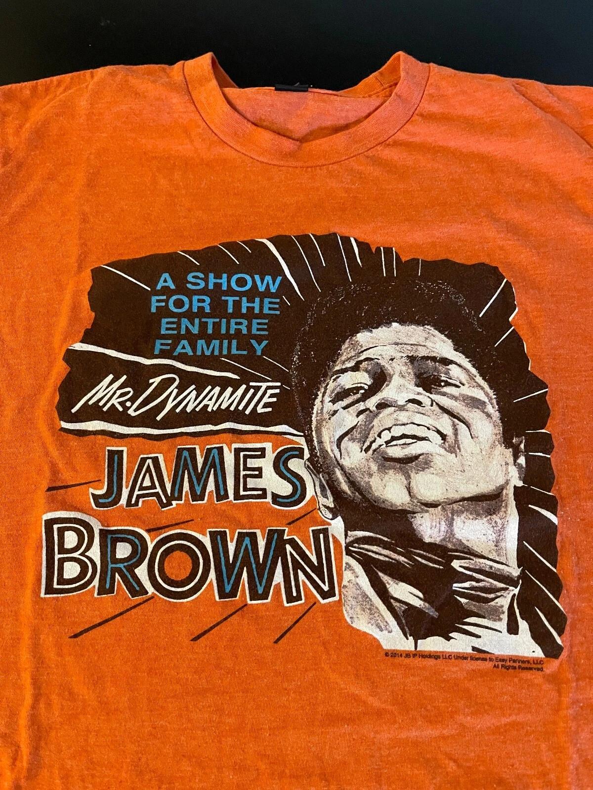 James Brown T-Shirt, Size Medium - Mr Dynamite A Show For The Entire Family 2014 4XL