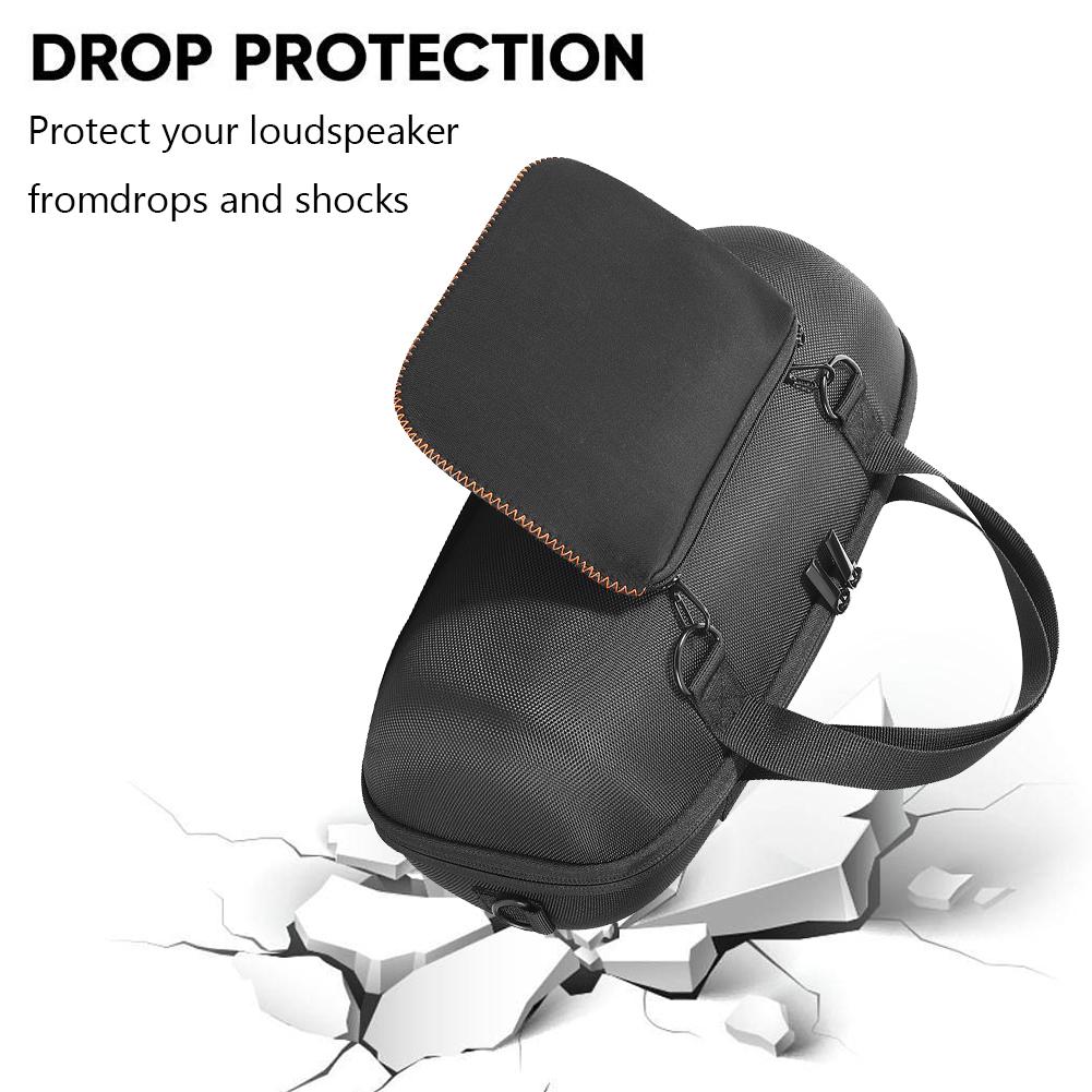 Protective Travel Case Anti-scratch Speaker Carry Bag with Zipper Pocket Bag&Shoulder Strap for JBL Xtreme 4 Wireless BT Speaker