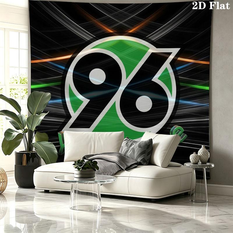Hannover 96 Custom Name Wall Tapestry Aesthetic Wall Hanging Printed Fabric Blanket Decorative Tapestries for Bedroom Living Room Home Decor