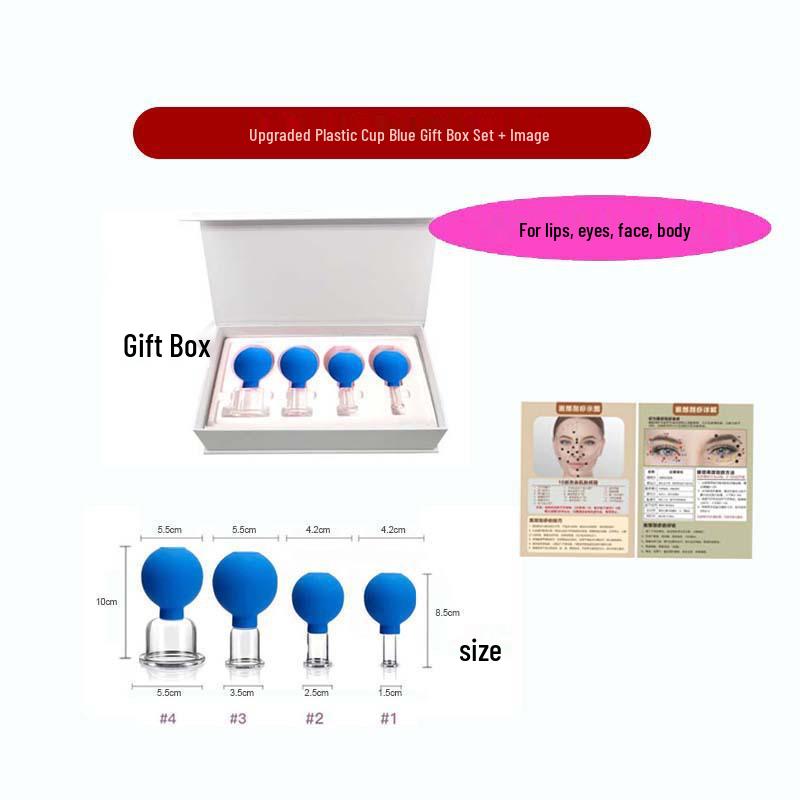 Enhanced Silicone Facial Cupping Set for Skin Lifting and Beauty
