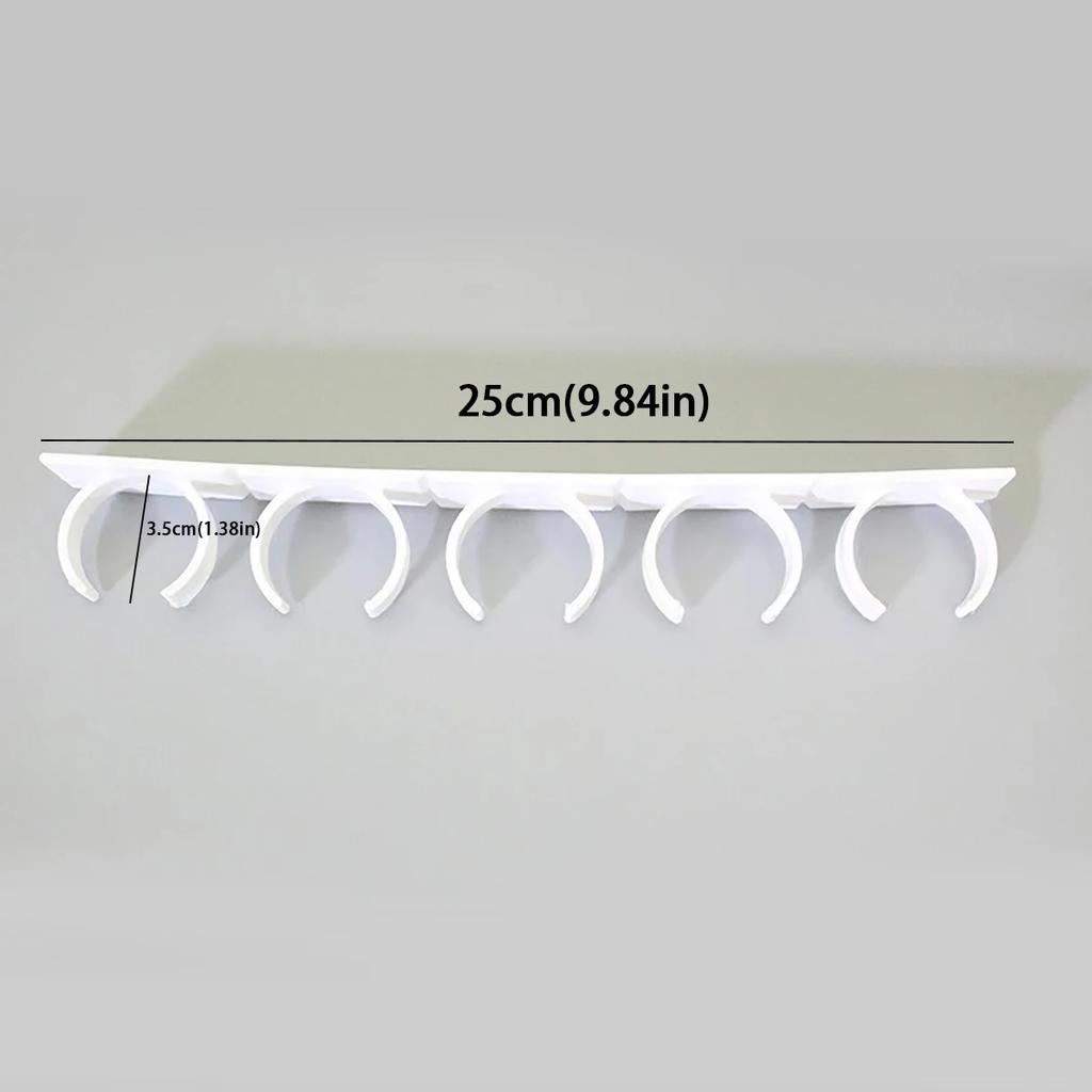 1/3PCSNo-Punch Spice Rack Storage Plastic Storage with 3.5cm Hooks No-Punch Paste Neatly Storing Spice Bottles for Kitchen Use