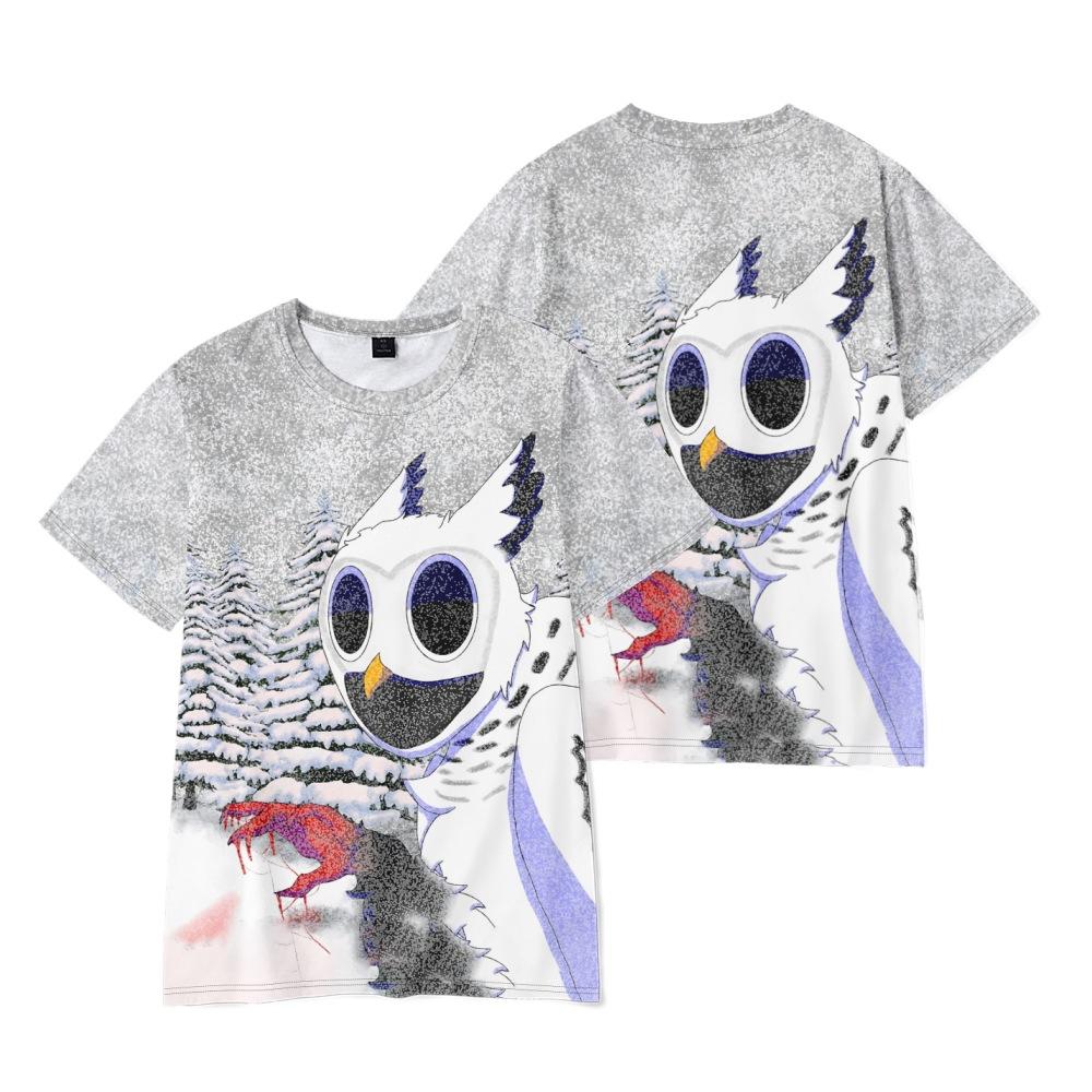 15 Colors Fashion 99 Nights In The Forest Cartoon T Shirts for Women Men Summer Clothing Fitness O Neck Man T-shirt Oversized Men T-shirts Tops