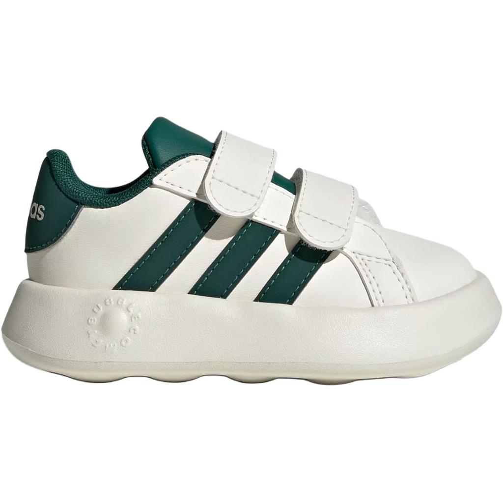 New Adidas GRAND COURT 2.0 Low top Toddler Shoes White Green Infant And Toddler JQ7996
