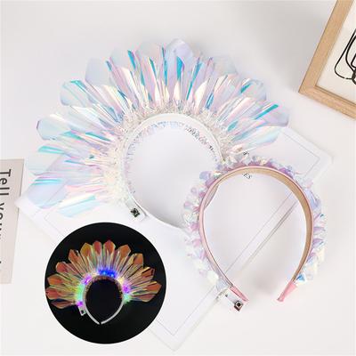 Creative Glowing Headband Festival Light-Emitting Children'S Headwear Party Atmosphere Dress-Up Headwear Hair Accessories