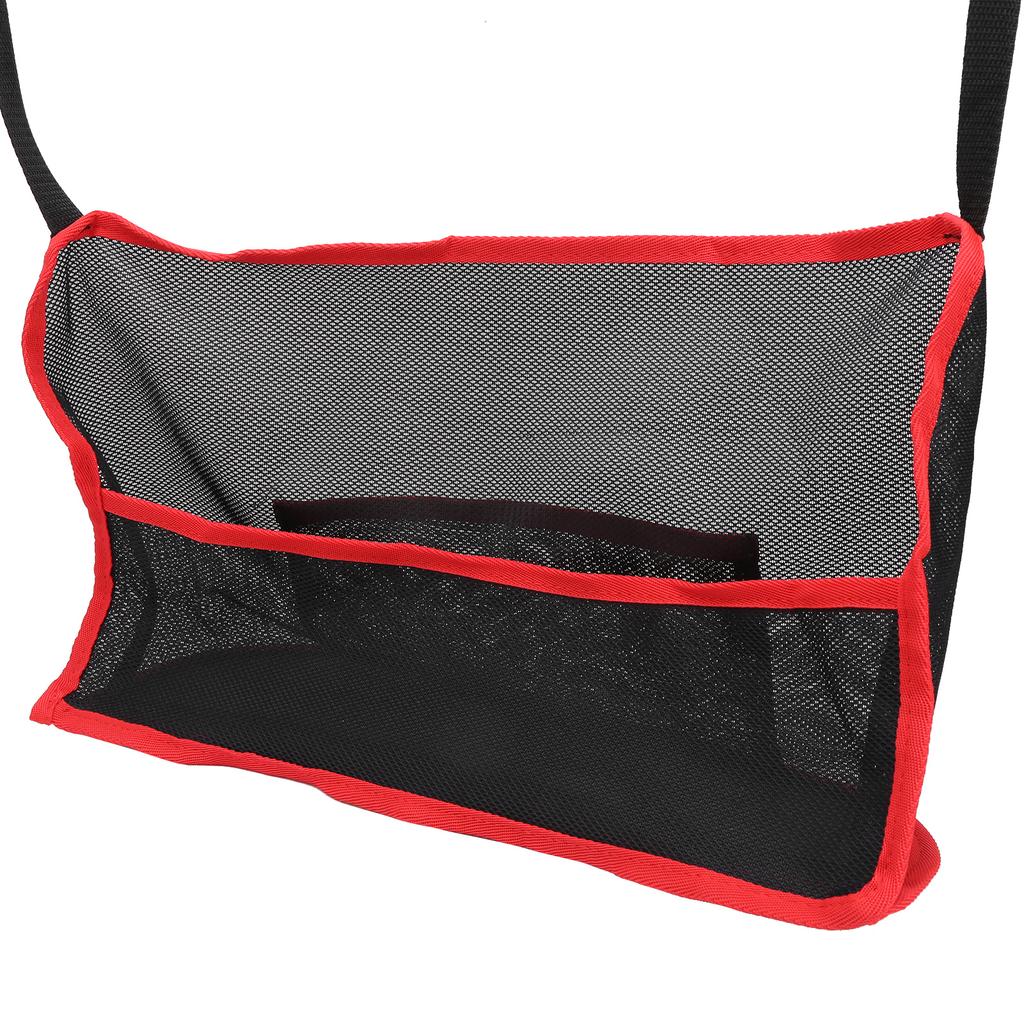 Universal Car Net Pocket Holder Between Seats Mesh Storage Bag Organizer Pet Barrier 260x405mmBlack