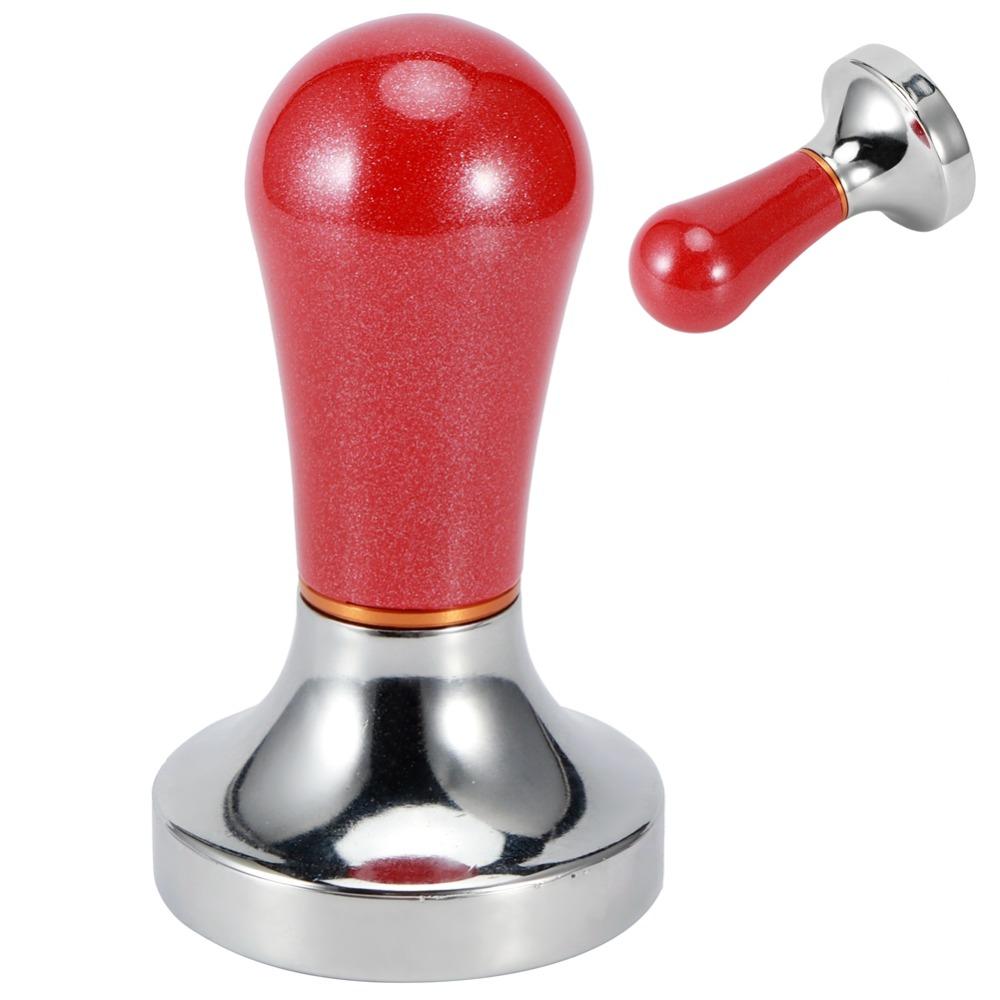 Aluminium Alloy Coffee Tamper Flat Espresso Tamper Coffee Tools Powder Pressed Hammer  Coffee Bar