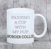 Border Collie -Kubek Ze Zdjęciem I Napisem Geometryczny Pies Art-Dog