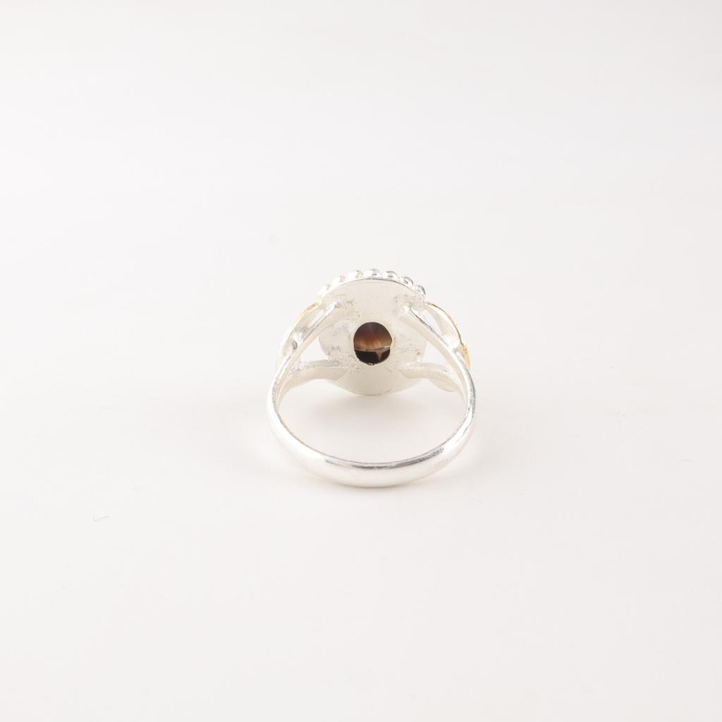 Pink Opal Turquoise Gemstone 925 Sterling Silver Jewelry Handmade Ring For Women RR-61-43