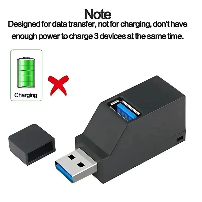 USB Hub USB2.0 USB3.0 High-Speed Splitter For Laptops And Computers Portable USB Hub For Efficient Data Transfer