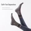 Women's Non-Slip Five-Finger Mid-Calf Yoga, Pilates, & Fitness Compression Socks