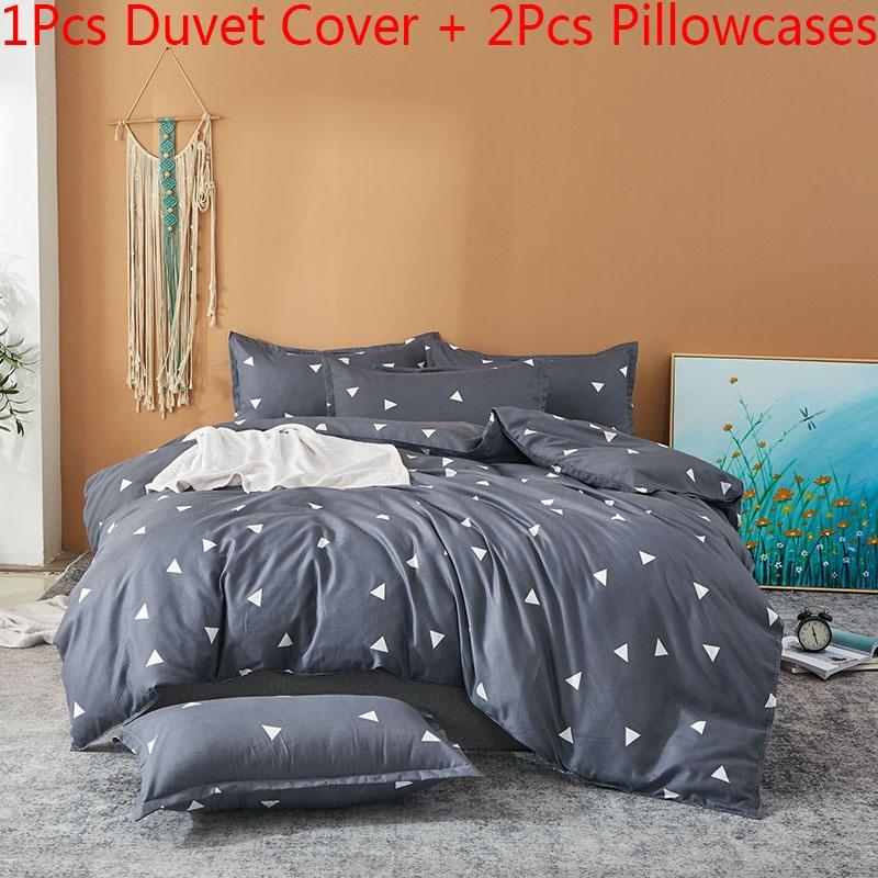 Elegant Floral Bedding Set With Beautiful Print Duvet Cover And Pillowcases For Single And Queen Beds