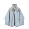 Double-sided cotton-padded clothes, fleece cotton-padded clothes, scarves, cotton-padded jackets, new warm and loose coats
