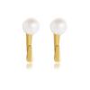 1 Pair Pearl Stud Earrings Hypoallergenic Alloy Earrings Valentines Birthday Anniversary Gifts For Women Girls