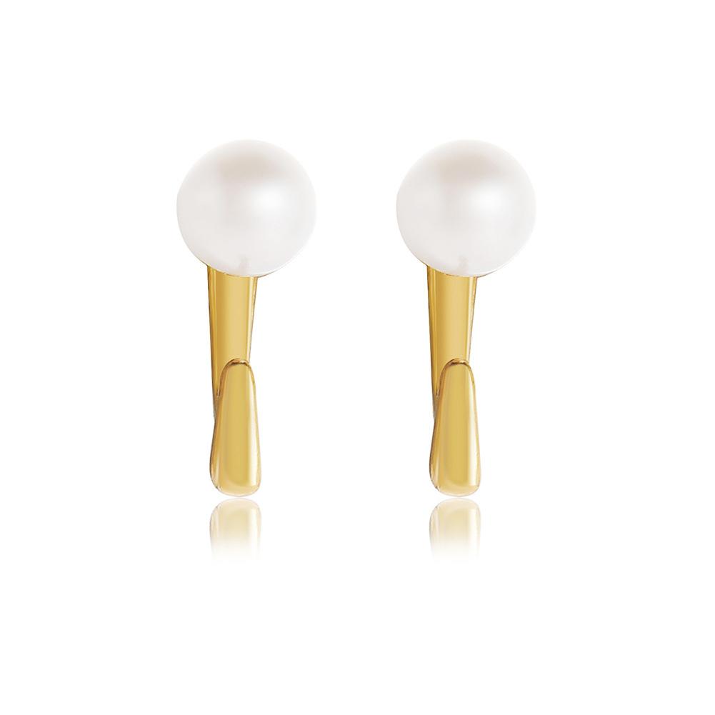 1 Pair Pearl Stud Earrings Hypoallergenic Alloy Earrings Valentines Birthday Anniversary Gifts For Women Girls