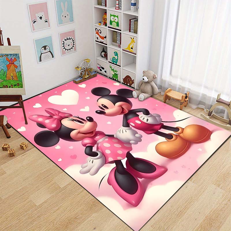 3D M-Minnie M-Mickey Mouse Bedrukte Vloerkleed Tapijt voor Woonkamer Slaapkamer Vloermat Decor Verassing Cadeau voor Jongens en Meisjes Potdemiel