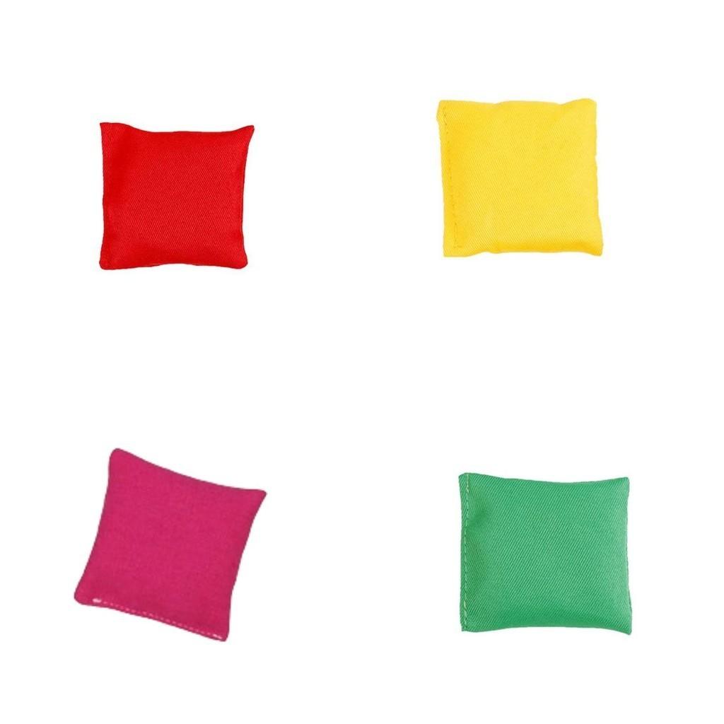 Kindergarten Cloth Sandbags Children's Toys Baby Small Sandbags Outdoor Canvas Flat Sandbags Pure Color Flat