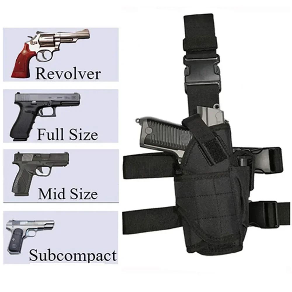 Universelles linkes rechtes Handfeuerwaffenholster Taktische Tornado Oberschenkelholster Jagd Militär Airsoft Glock Handfeuerwaffenhalter Tasche