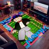 Custom personalization Mr. Monopoly Print Area Rug - Soft, Washable Non-Slip Indoor Mat,Living Room,Home&Office Decorative Rug