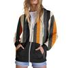 Mikiny pro ženy Trendy topy Ležérní Podzimní Móda Mikina s dlouhým rukávem S kapsami Svetr Lehký
