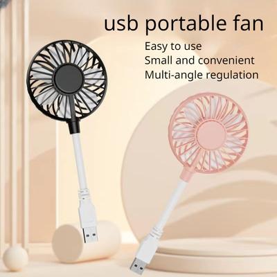 Piccolo ventilatore Ventilatore USB Piccolo tavolo da ufficio silenzioso in linea Piccolo ventilatore Ventilatore USB Ventilatore da ufficio Ventilatore portatile estivo USB ricaricabile