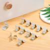 10Pcs Cabinet Shelf Clips Metal Heavy Duty Support Sturdy File Cabinet Accessories for Shelving and Bookcase Metal Clips