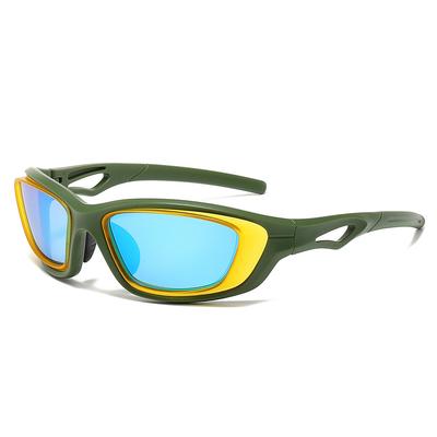 Outdoor Sports Sunglasses Women Men Reflective Coating Cycling Glasses Riding Driving Anti Wind Shades