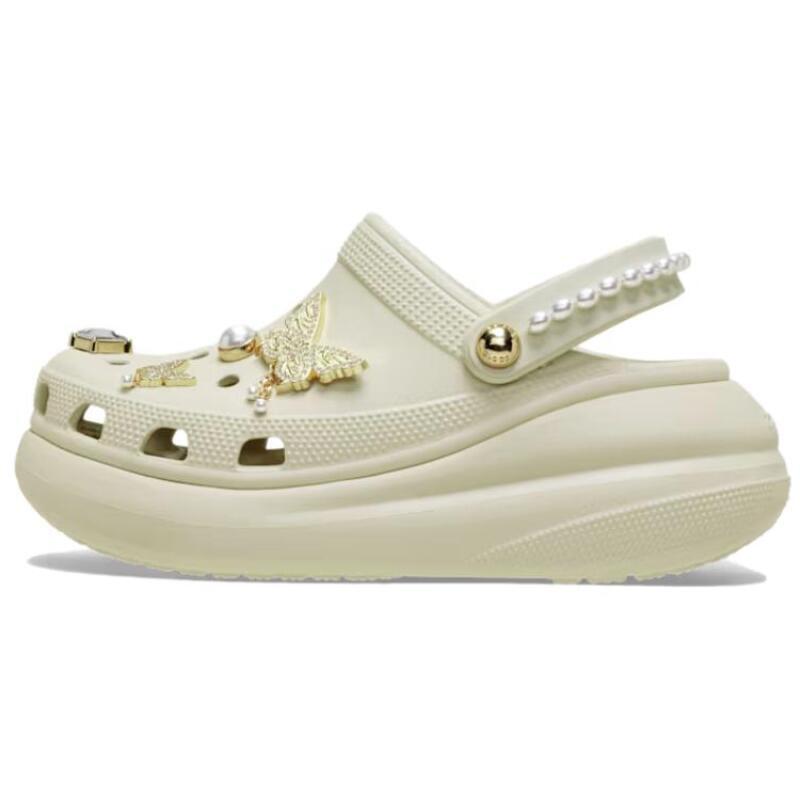 Crocs Casual Fashion Hole Shoes Women's Apricot