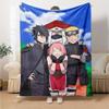 1pc NARUTO (4) Blanket, Gift, for Men and Women, Soft Blanket, Good for Sofa Bed Couch Travel, Lightweight Flannel Blanket