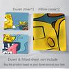 3Pcs Spongebob Squarepants Adventure Bedding Sets For All Sizes New 3D Printed Bed Cover Comforter Duvet Cover Pillowcase Bedroom Decoration
