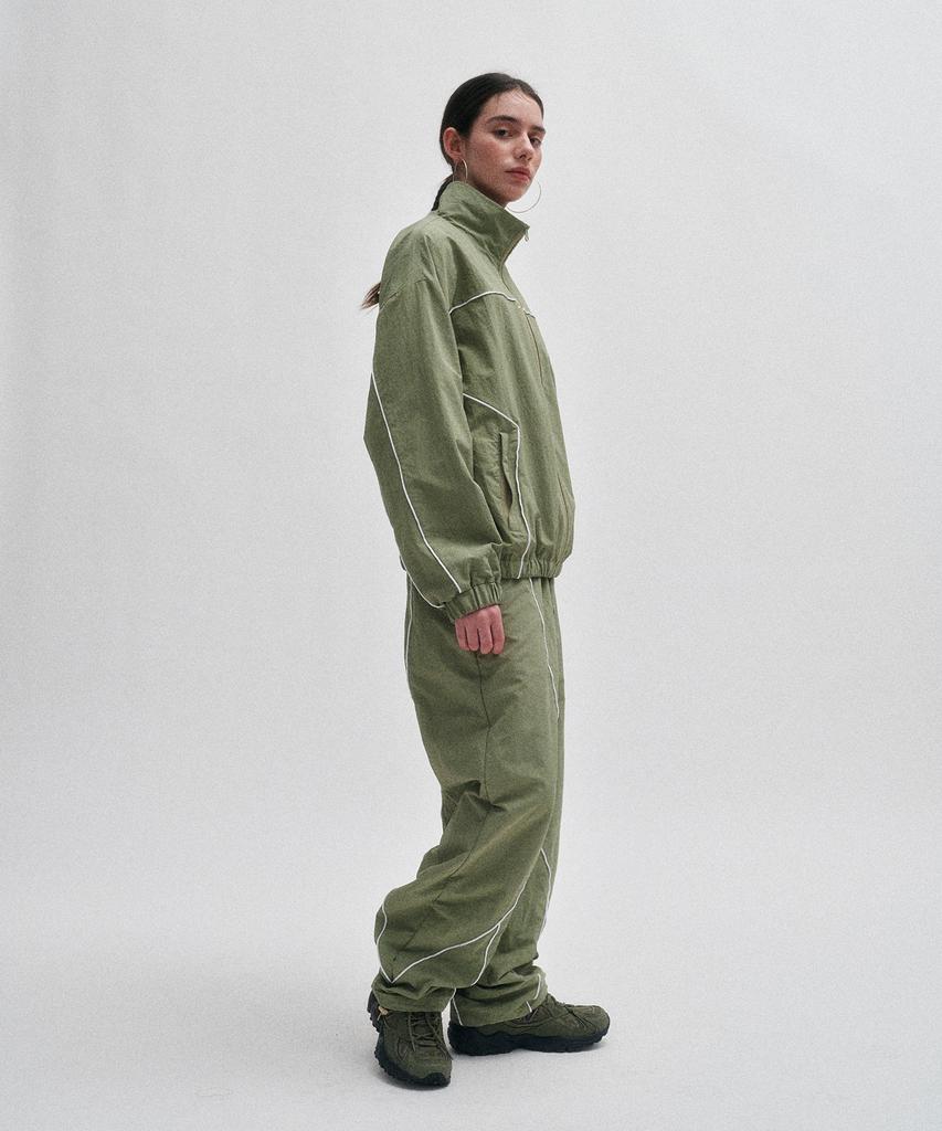 RETRIEVER CLUB White Line Nylon Pants [Light Green]