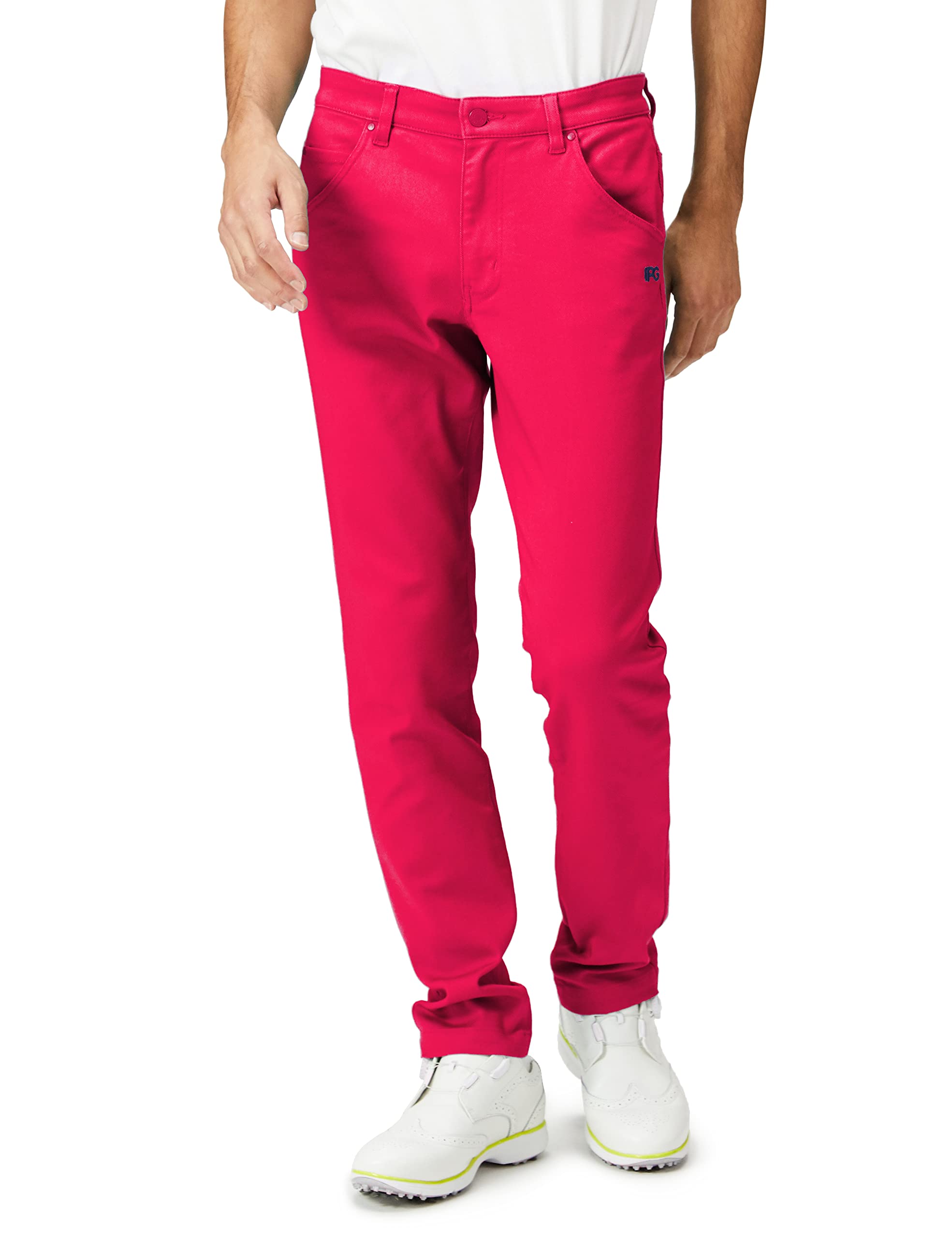 

длинные твиловые брюки, цвет вываренный розовый 6 [PEARLY GATES] Мужские брюки, стрейч, / 053-2231801 090_синий [LL]