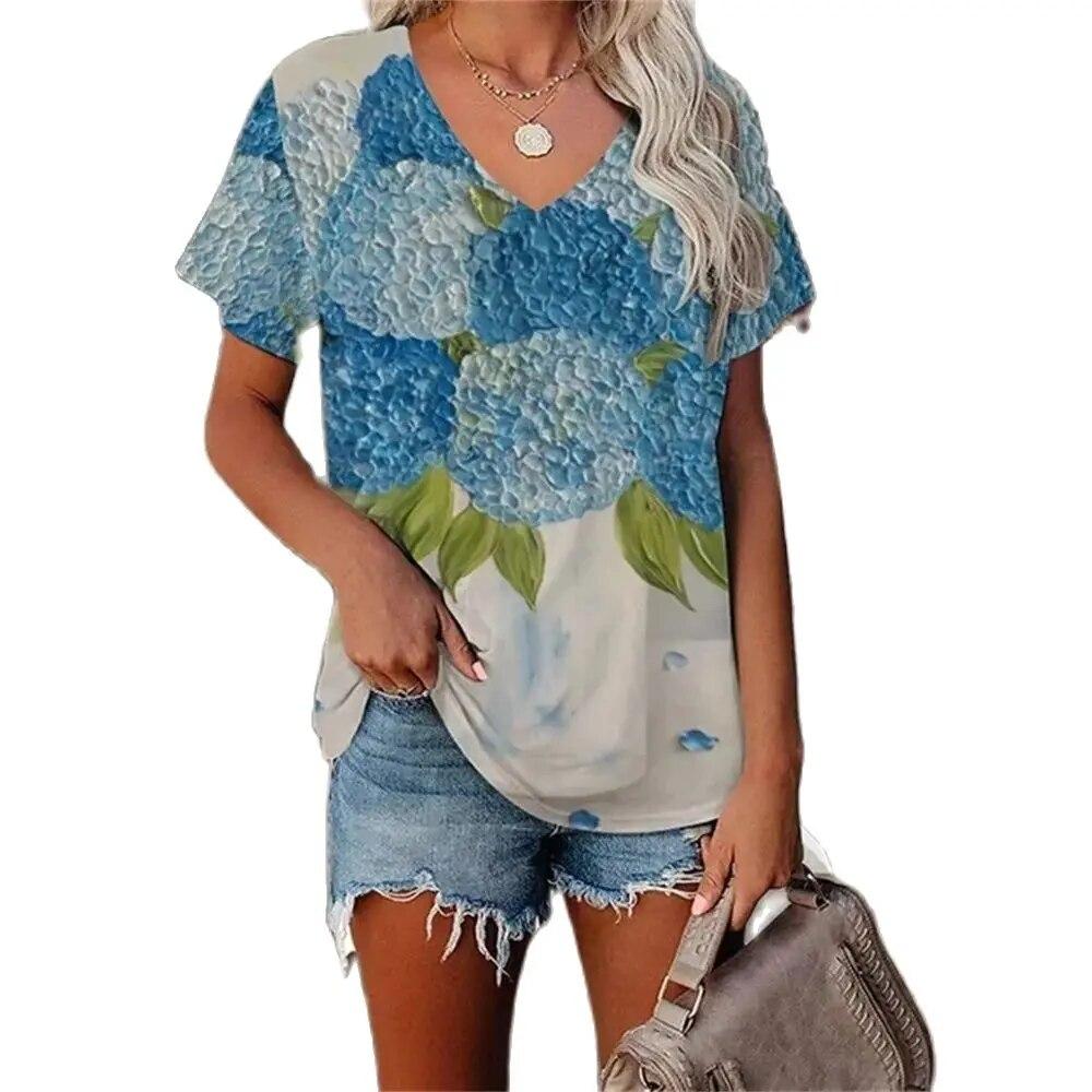 Забавная универсальная повседневная винтажная сексуальная модная женская футболка — фото 4