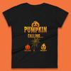 Halloween Kürbis Anruf Annehmen Ablehnen Lustige Jack O Lantern Horror Gruselige Telefonanruf Damen T-Shirt Herren Oberteile Unisex Oberteil