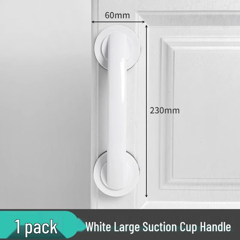 Self-Adhesive Suction Cup Glass Door Handle for Sliding Doors, Cabinets, Drawers, Wardrobes, and Refrigerators
