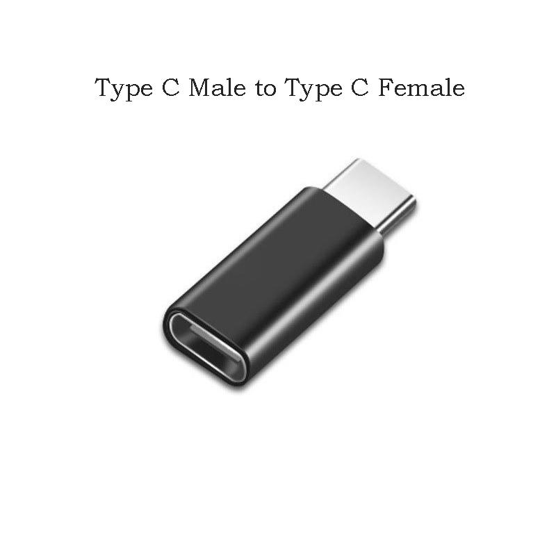Typ USB C Adapter Konverter Stecker auf Buchse Verlängerungskabel Datenübertragung Telefon Tablet Lade Dongle USB C F auf F Stecker Adapter
